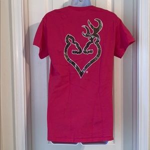 Pink Browning Short Sleeve Shirt